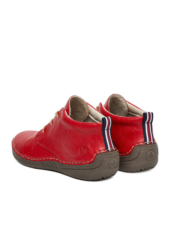 Rieker Pantofi Rieker 52522-33 Roșu