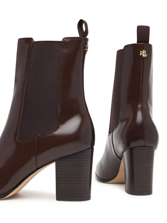 LAUREN RALPH LAUREN Škornji LAUREN RALPH LAUREN Rlyn Bte Hl Bo Bte 802P12049002 Rjava
