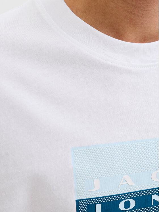 Jack & Jones Jack & Jones Camiseta Fusion 12289863 Blanco Regular Fit