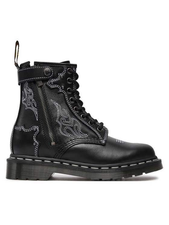 Dr. Martens Кубинки Dr. Martens 1460 Gothic Americana 31624001 Черен