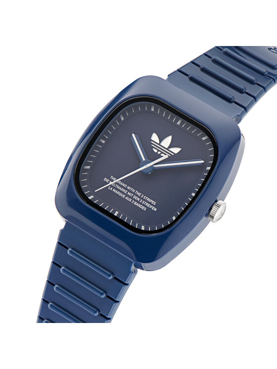 adidas Originals Hodinky adidas Originals Retro Wave One AOSY24029 Modrá