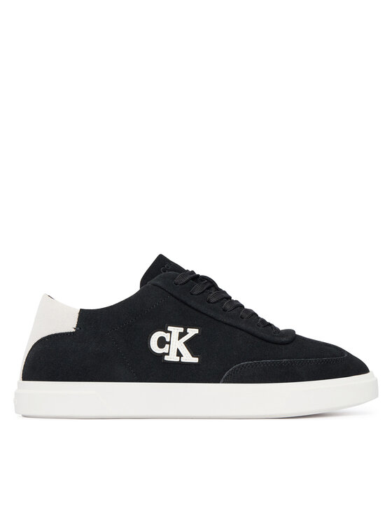 Calvin Klein Sneakersy Calvin Klein Low Pro Cups Wt Suede Mg HW0HW03144 Czarny