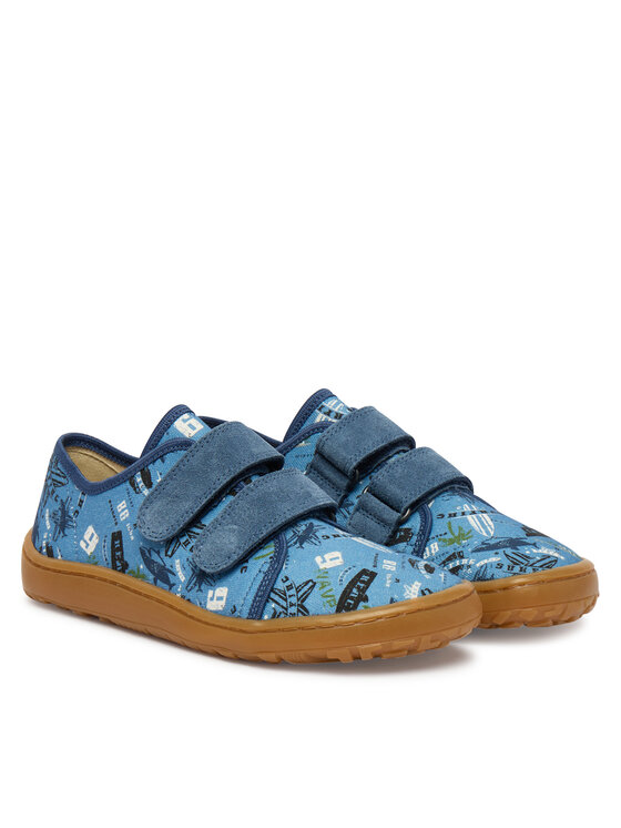 Froddo Тапочки Froddo Barefoot Canvas G1700440-6 D Голубий