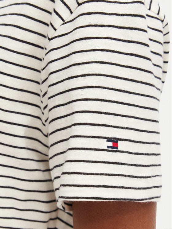 Tommy Hilfiger Tommy Hilfiger Camiseta WW0WW49256 Blanco Relaxed Fit