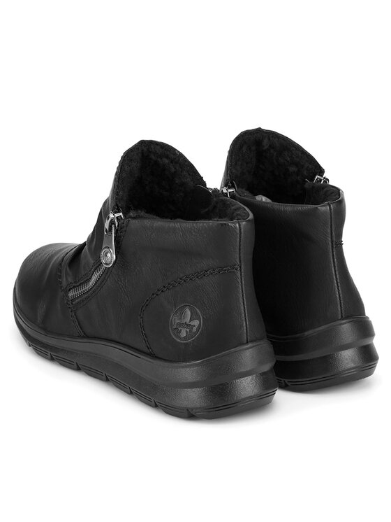 Rieker Botines planos Rieker Z0051-01 Negro
