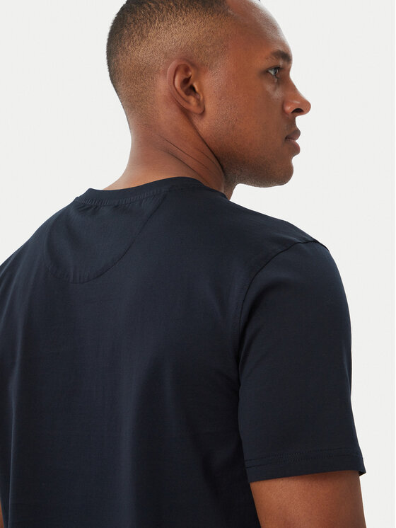 Beverly Hills Polo Club Beverly Hills Polo Club Camiseta P-FW26M-TS1536 Azul marino Regular Fit