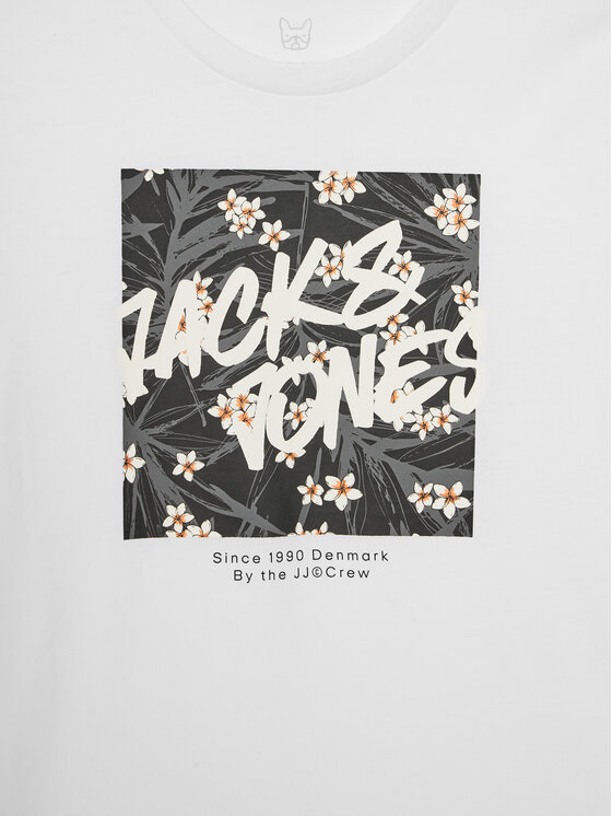 Jack & Jones Junior Jack & Jones Junior Majica Hawaii 12269916 Bela Standard Fit