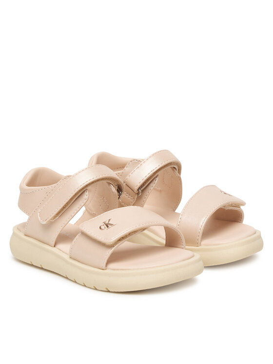 Calvin Klein Sandały Calvin Klein Velcro Sandal V1A2-83241-1372 M Różowy
