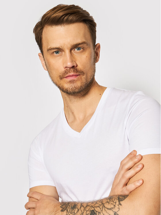 Jack & Jones Jack & Jones Póló szett Basic 12133914 Fehér Regular Fit