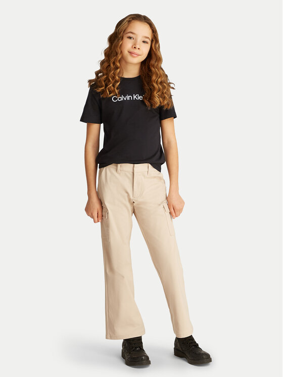 Calvin Klein Jeans Calvin Klein Jeans Majica IU0IU00682 Črna Regular Fit