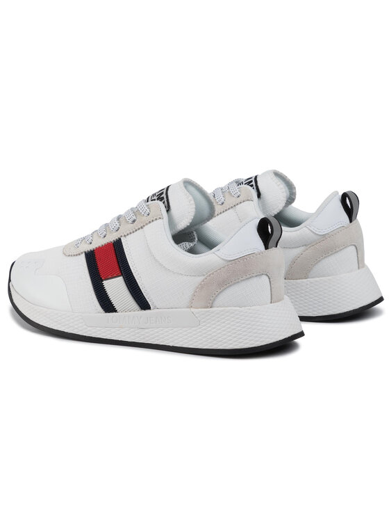 Tommy Jeans Sportcipők Tommy Jeans Technical Pin Logo Sneaker EN0EN00652 Fehér