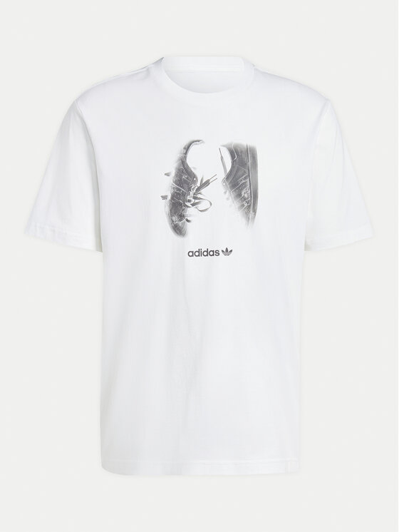 adidas adidas Футболка Supply Street IY3430 Білий Regular Fit