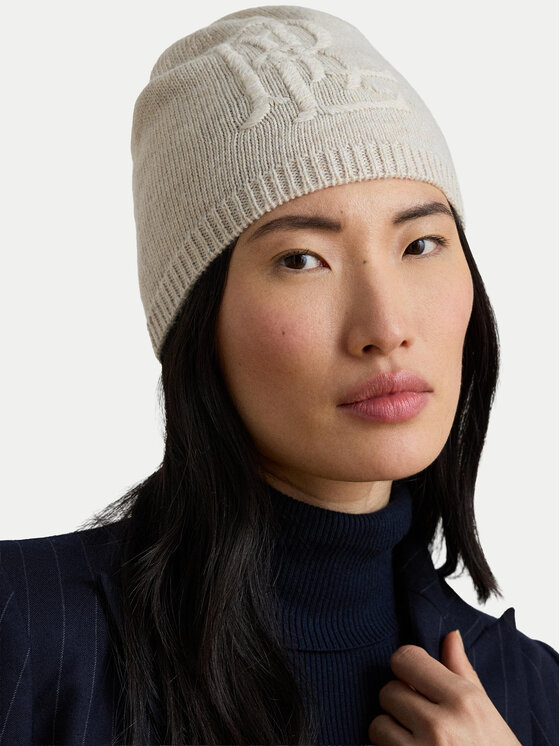 LAUREN RALPH LAUREN Čepice LAUREN RALPH LAUREN 454P23525002 Světle béžová
