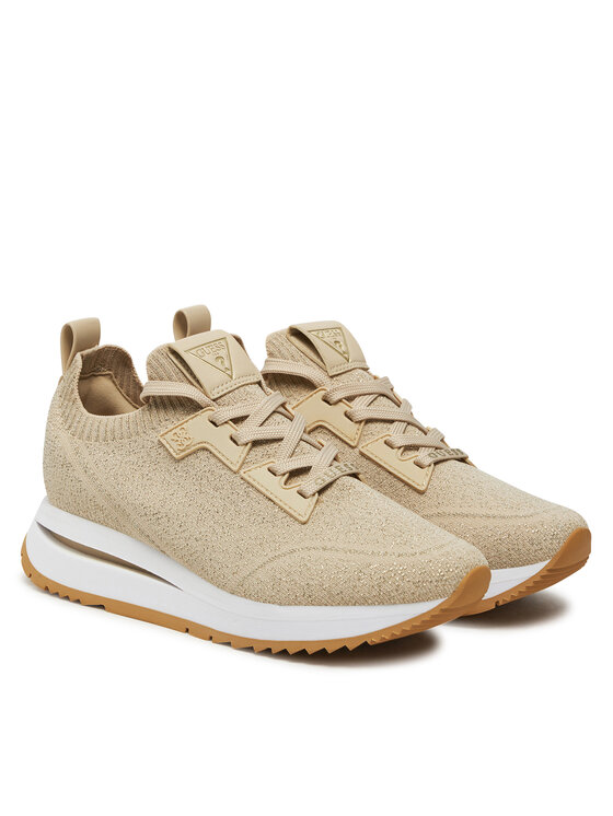Guess Sneakersy Guess FLPEST FAB12 Béžová