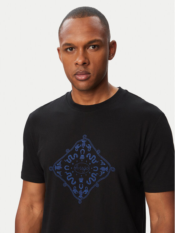 HUGO HUGO Camiseta Nerberri 50572760 Negro Regular Fit