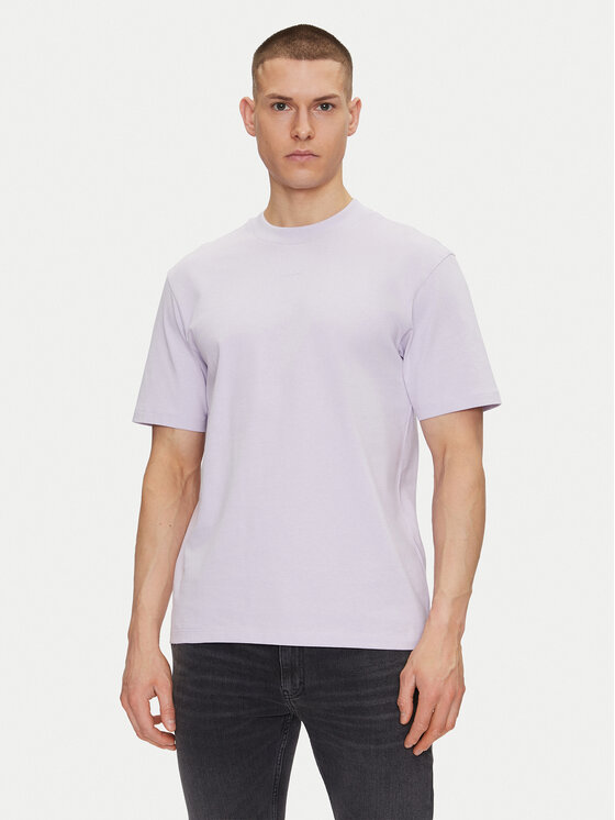 HUGO HUGO Футболка Dapolino 50488330 Фіолетовий Relaxed Fit