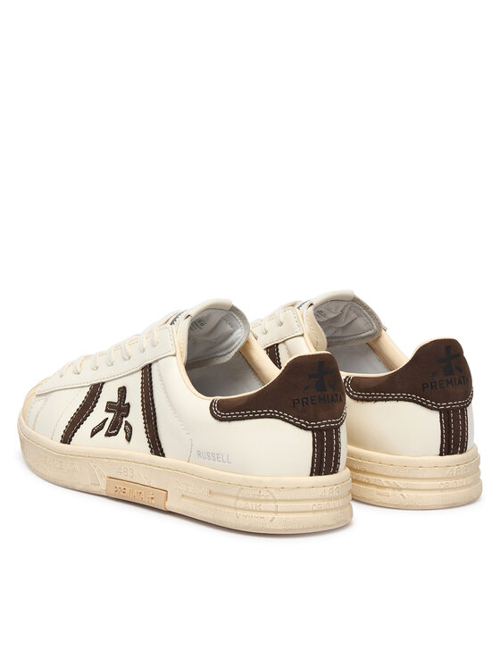 Premiata Sneakersy Premiata Russell Var 8556 Kremowy