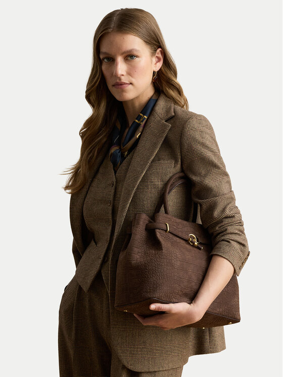 LAUREN RALPH LAUREN Kabelka LAUREN RALPH LAUREN 431P18464003 Tmavo hnedá