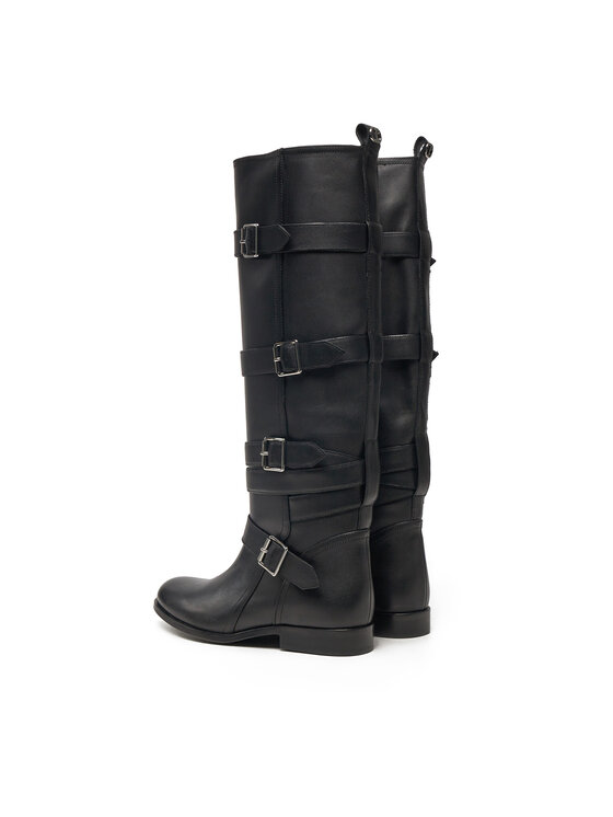 TWINSET Zābaki TWINSET 242TGT124 Melns