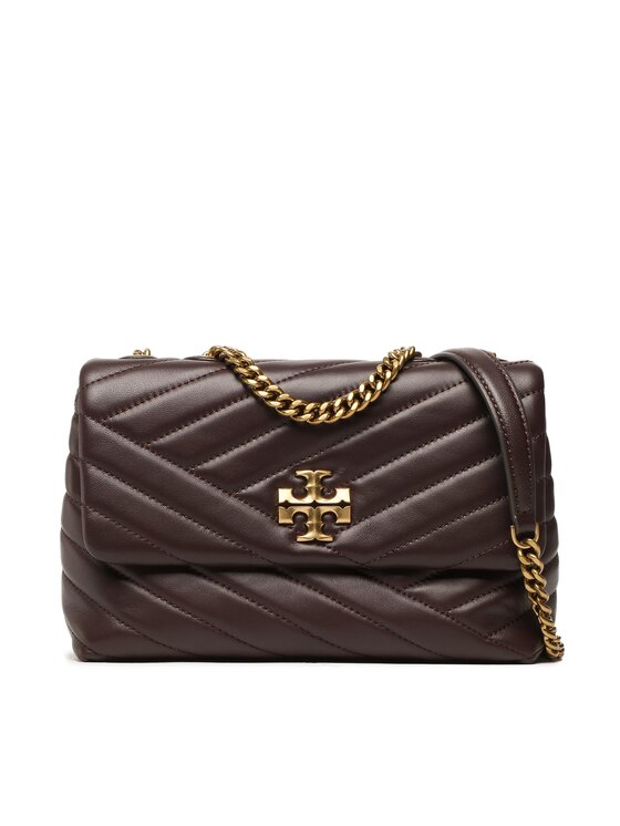 Tory Burch Bolso Tory Burch Kira Chevron Small Convertible Shoulder Bag 90452 Guinda/burdeos