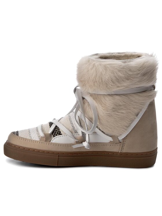 Inuikii Снігоходи Inuikii Sneaker Wedge Rabbit 30150 Бежевий