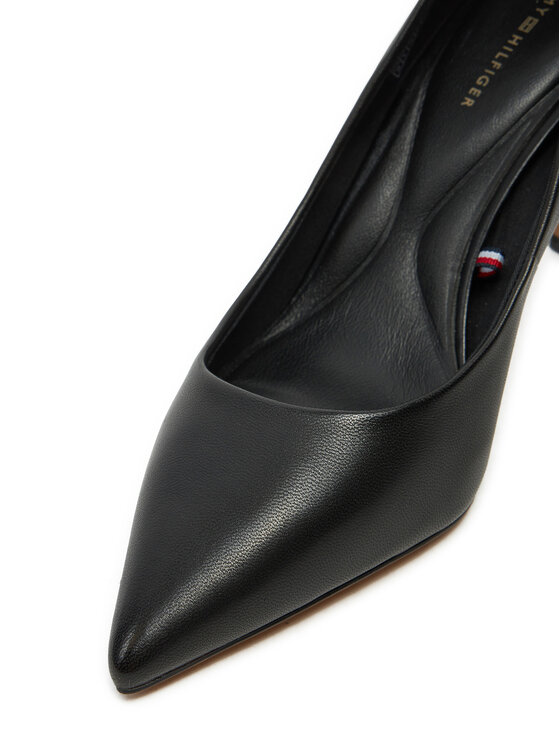 Tommy Hilfiger Štikle Tommy Hilfiger Essential Pointed Pump FW0FW07533 Crna