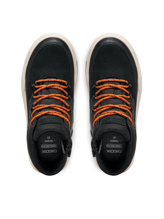 Geox Kotníková obuv Geox J Bunshee Boy B Abx J56FMA 0ME32 C9997 S Černá