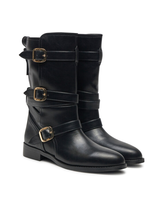 TWINSET Botki TWINSET 242TGT072 Czarny