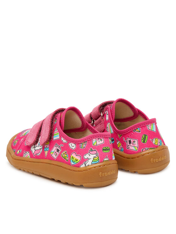 Froddo Тапочки Froddo Barefoot Canvas G1700440-10 S Рожевий