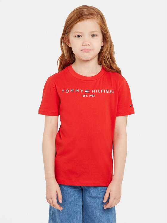 Tommy Hilfiger Tommy Hilfiger T-Shirt Essential KS0KS00210 S Rot Regular Fit