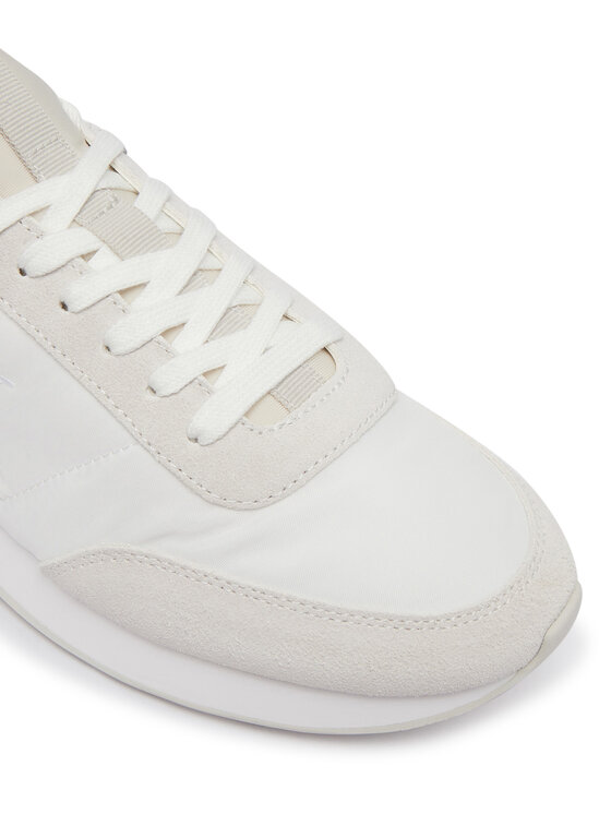Calvin Klein Sneakers Calvin Klein Retro Runner Sock Laceup Mix YM0YM01414 Alb