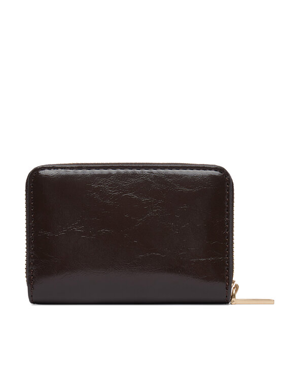 Calvin Klein Maks Calvin Klein Foil Glossy Square Zip Around LV04F1201G Brūns