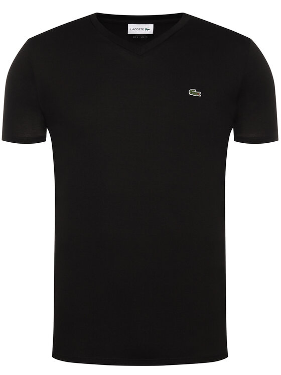 Lacoste Lacoste Футболка TH6710 Чорний Regular Fit