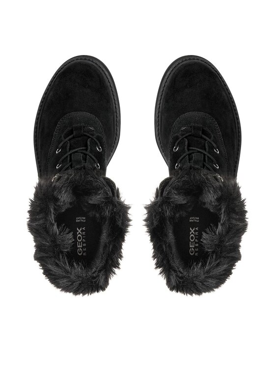 Geox Šnurovacia obuv Geox D Iridea D26HRT 022BH C9999 Čierna