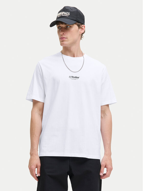 Jack & Jones Jack & Jones Camiseta Soho 12278787 Blanco Relaxed Fit