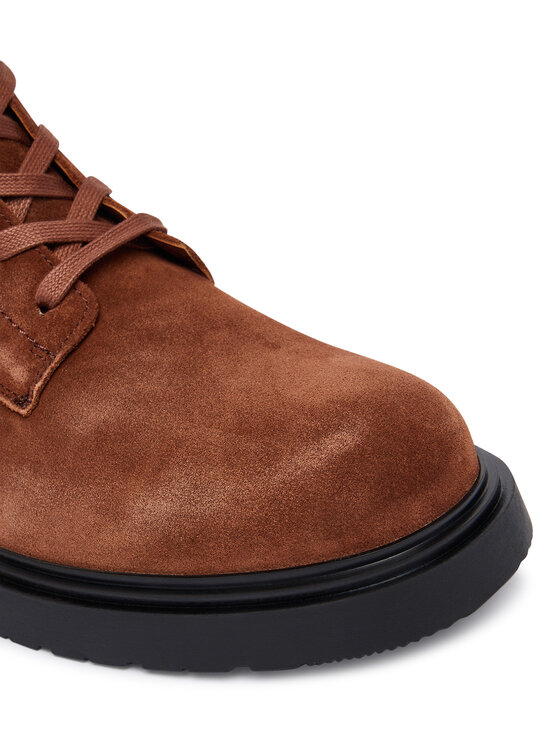 Calvin Klein Bakancs Calvin Klein Combat Ess Lace Up Zip Boot Su YM0YM01371 Barna