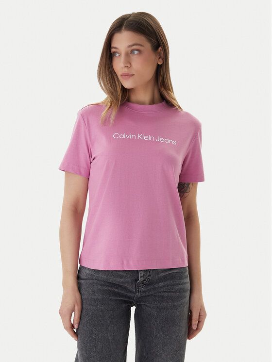 Calvin Klein Jeans Calvin Klein Jeans Camiseta LV047C912G Rosa Regular Fit