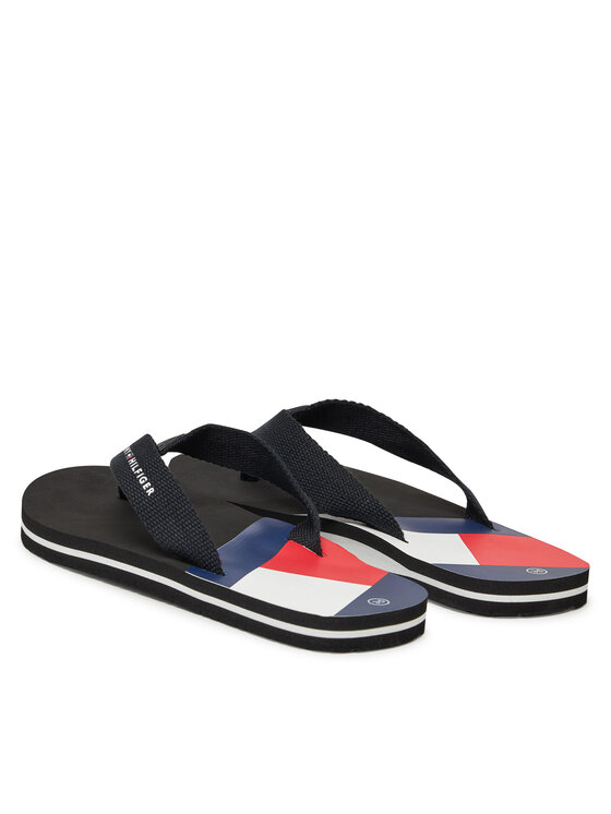 Tommy Hilfiger Čības uz pirksta Tommy Hilfiger T3X8-33908-0058 S Melns