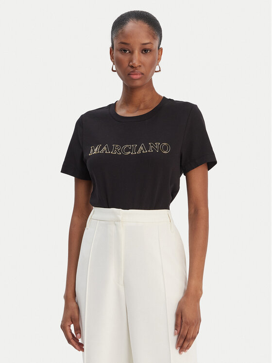 Marciano Guess Marciano Guess Camiseta 6RGI04 6008A Negro Regular Fit