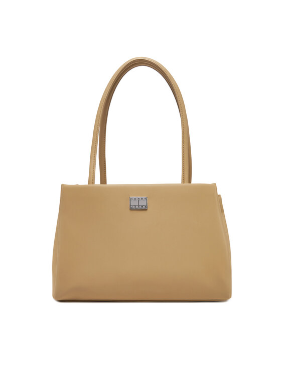 Tommy Jeans Τσάντα Tommy Jeans Tjw American Cool Med Tote AW0AW17297 Μπεζ