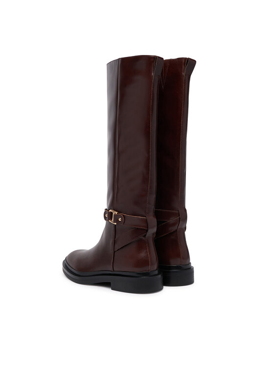 Clarks Kozaki Clarks Previa Bit 26329407 Brązowy
