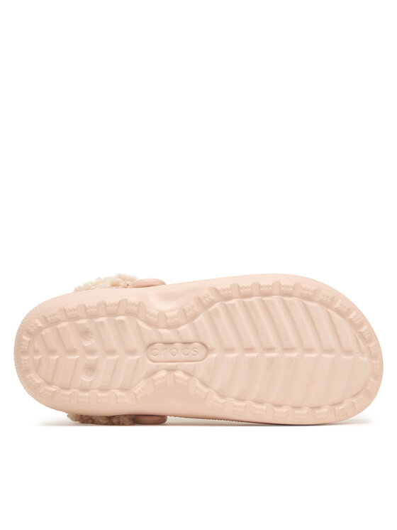Crocs Шльопанці Crocs Classic Fleece Lined Clog Quartz 211396 Рожевий