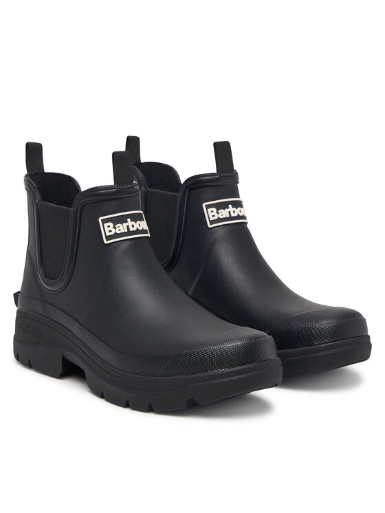 Barbour Cizme de cauciuc Barbour Nimbus Chelsea Welly LRF0099BK11 Negru