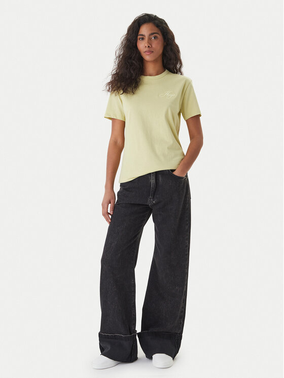 HUGO HUGO Camiseta Damacia_7 50561233 Verde Regular Fit