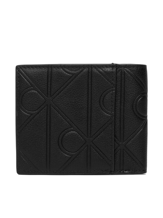 Calvin Klein Portafoglio Calvin Klein Xl Emblem Aop Emboss Ew Billfold LV04D1177G Nero
