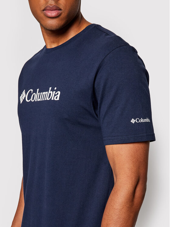 Columbia Columbia Majica Csc Basic Logo™ 1680053 Mornarsko modra Regular Fit