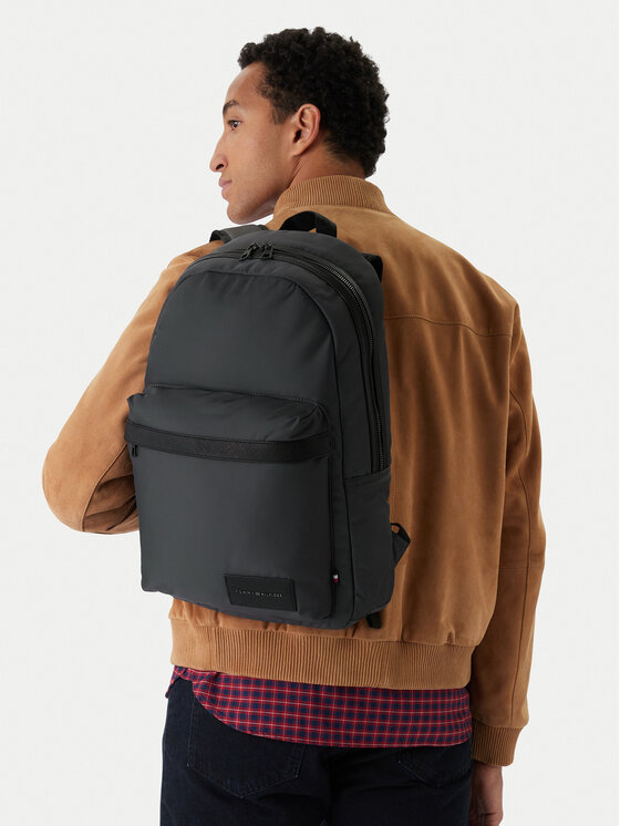 Tommy Hilfiger Plecak Tommy Hilfiger Th Repreve Backpack AM0AM13986 Szary