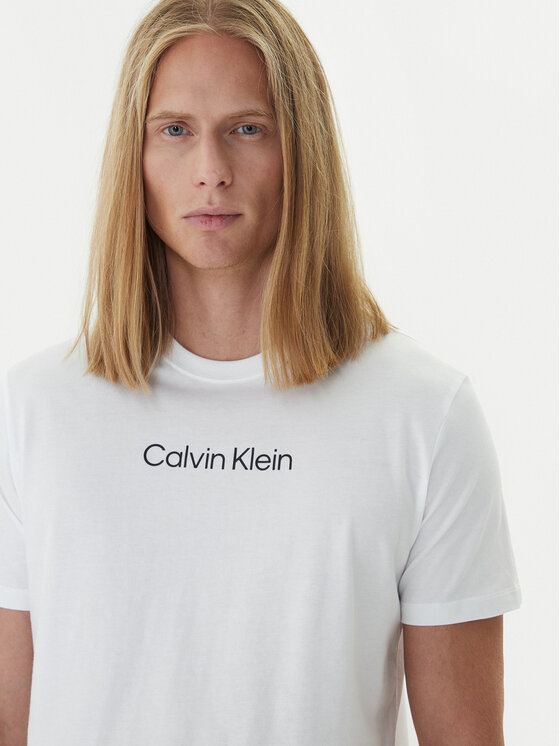Calvin Klein Calvin Klein Camiseta Logo 30s LV04LD230G Blanco Relaxed Fit