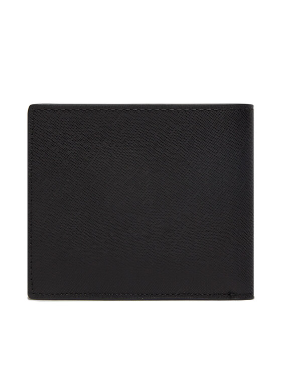 Tommy Hilfiger Peňaženka Tommy Hilfiger Th Saffiano Cc Flap & Coin AM0AM12196 Čierna