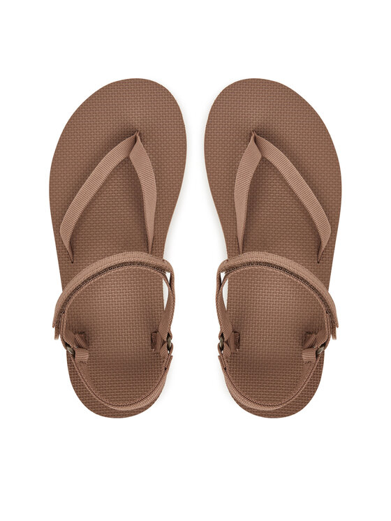 Teva Sandały Teva Flatform Slim 1164630 Brązowy